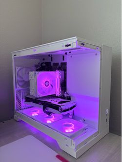 White Gaming PC | RX 6700 10GB | Ryzen 5 5600G | 32GB RGB RAM | High FPS Gaming