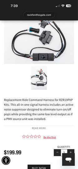 Rockford Fosgate Ride command harness