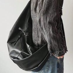 Wanderer Large Capacity Minimalist Tote Bag Suitable for Daily Commuting & Travel - Adjustable Shoulder Strap, Zippered Pocket, Soft Casual Handbag fo