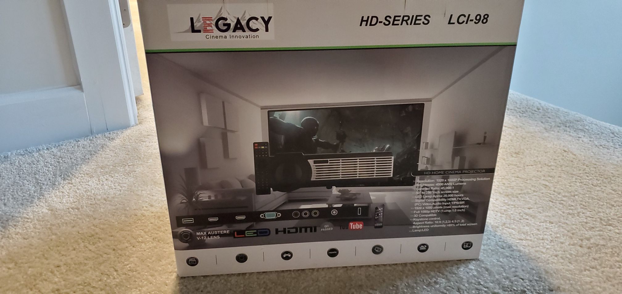 IN HOME PROJECTOR SETUP MSRP-$4,356