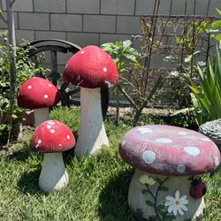 Yard Mushroom Decor