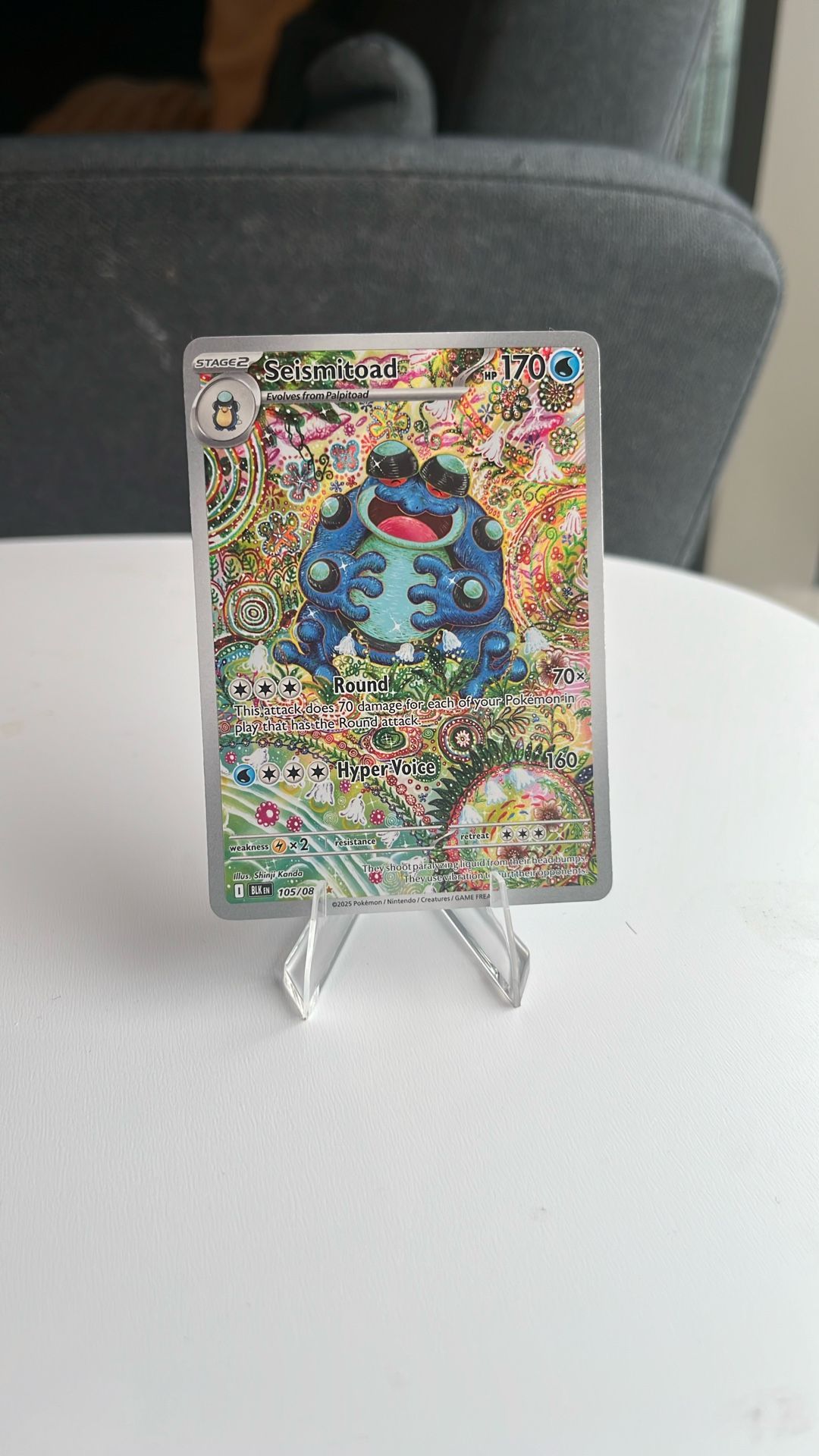 Seismitoad Illustration Rare #105