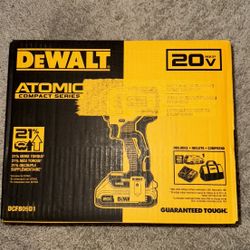 DeWalt 20V Atomic Brushless Impact Driver Kit – NEW – Battery, Charger, Bag