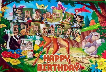 Disney Bambi Birthday Party Decorations set