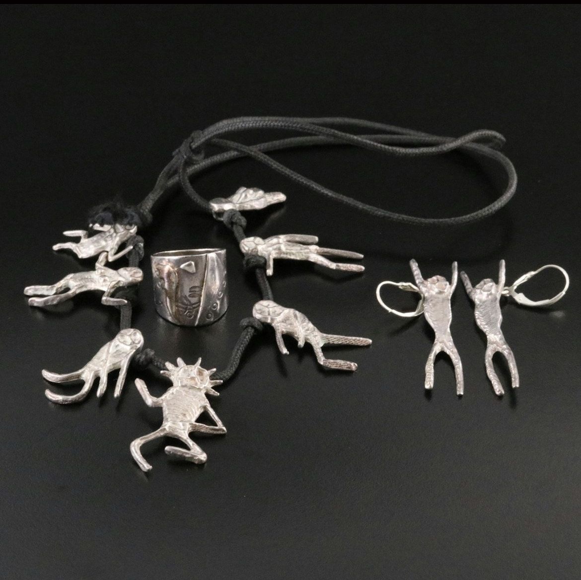 Goth Punk Custom Sterling Silver Jewelry / Fashion/ Real Sterling Silver / Y2K / Hand Made