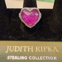 Judith Ripka Heart Ring