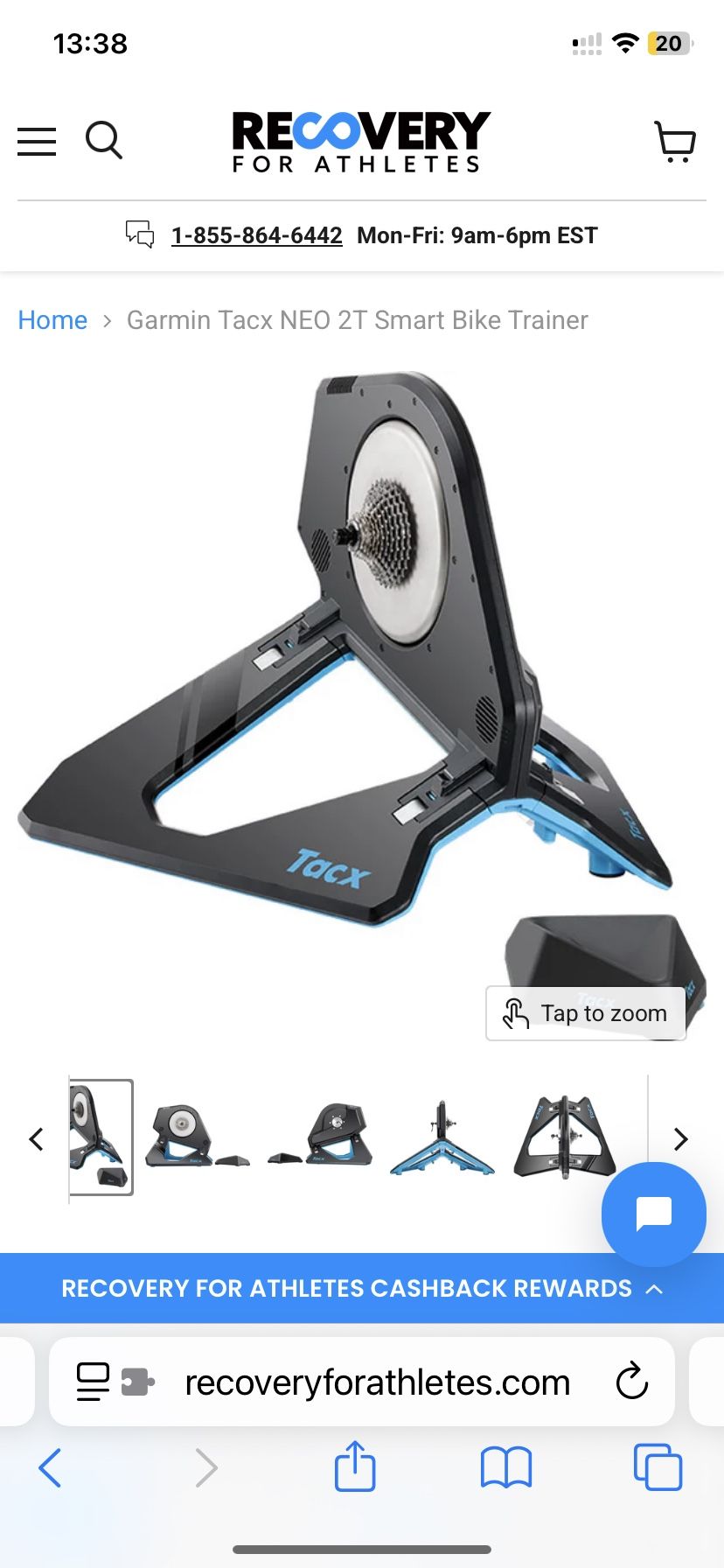 Garmin Tacx NEO 2T Smart Bike Trainer