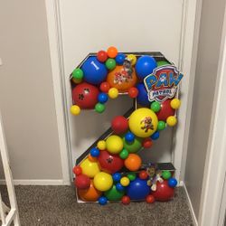 Number With Balloons / Numero Con Globos