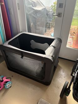 Soft Dog crate and bed