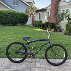 26” men’s beach cruiser bike