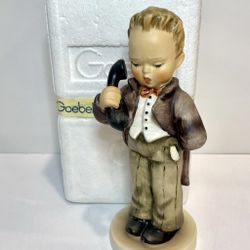 Vintage Goebel M.I. Hummel #124 Hello Figurine, Made In W. Germany ~ 6 3/4 Tall