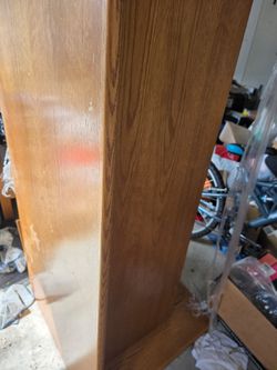 Solid Oak L Desk