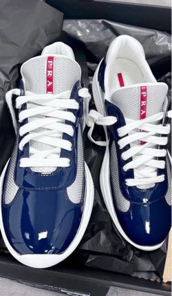 Patent Leather Blue Prada size 11 Men
