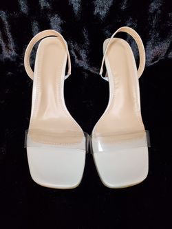 Size 9 clear heels