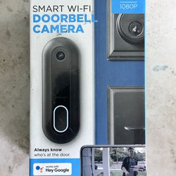 Merkury Smart Wi-Fi Doorbell Camera (Doorbell never installed)