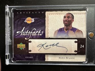 2007 Kobe Bryant Artifacts Upper Deck Auto