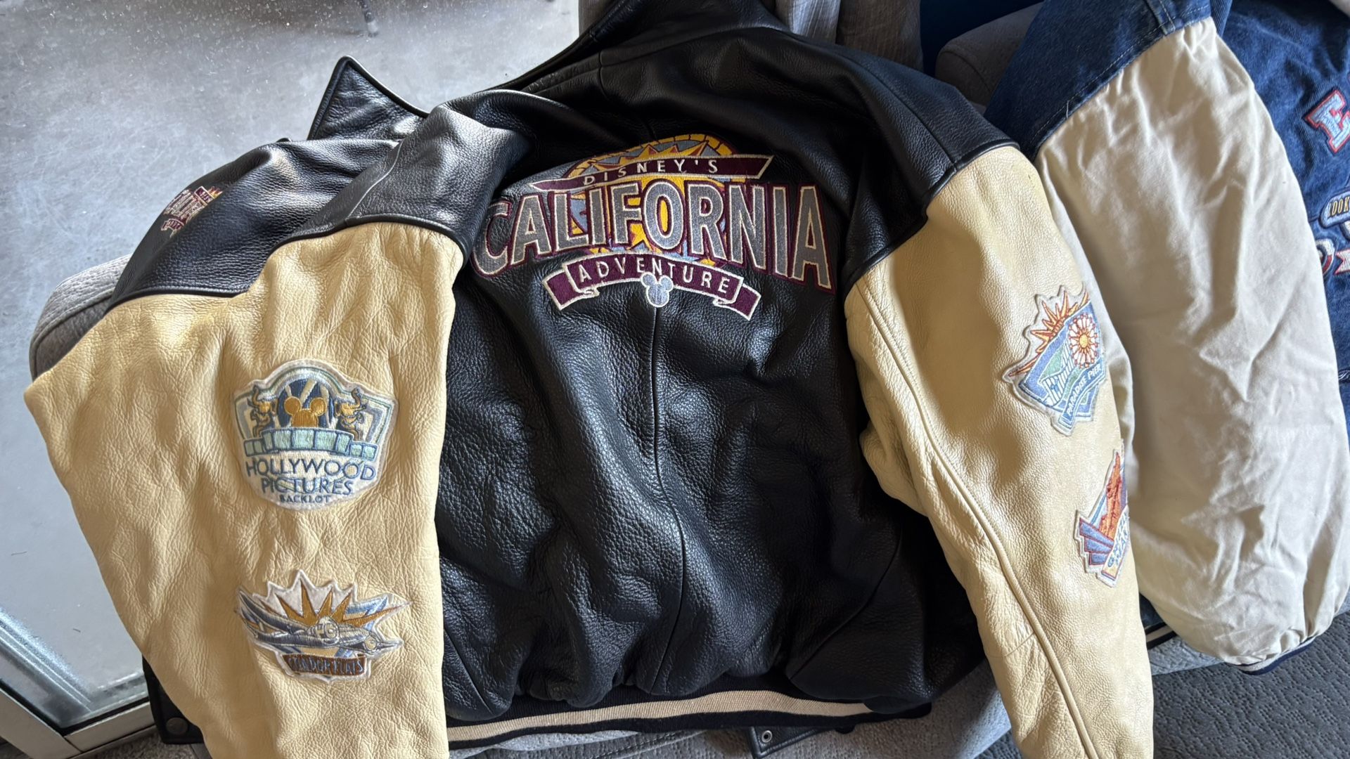Disney California Adventure Jacket Leather 