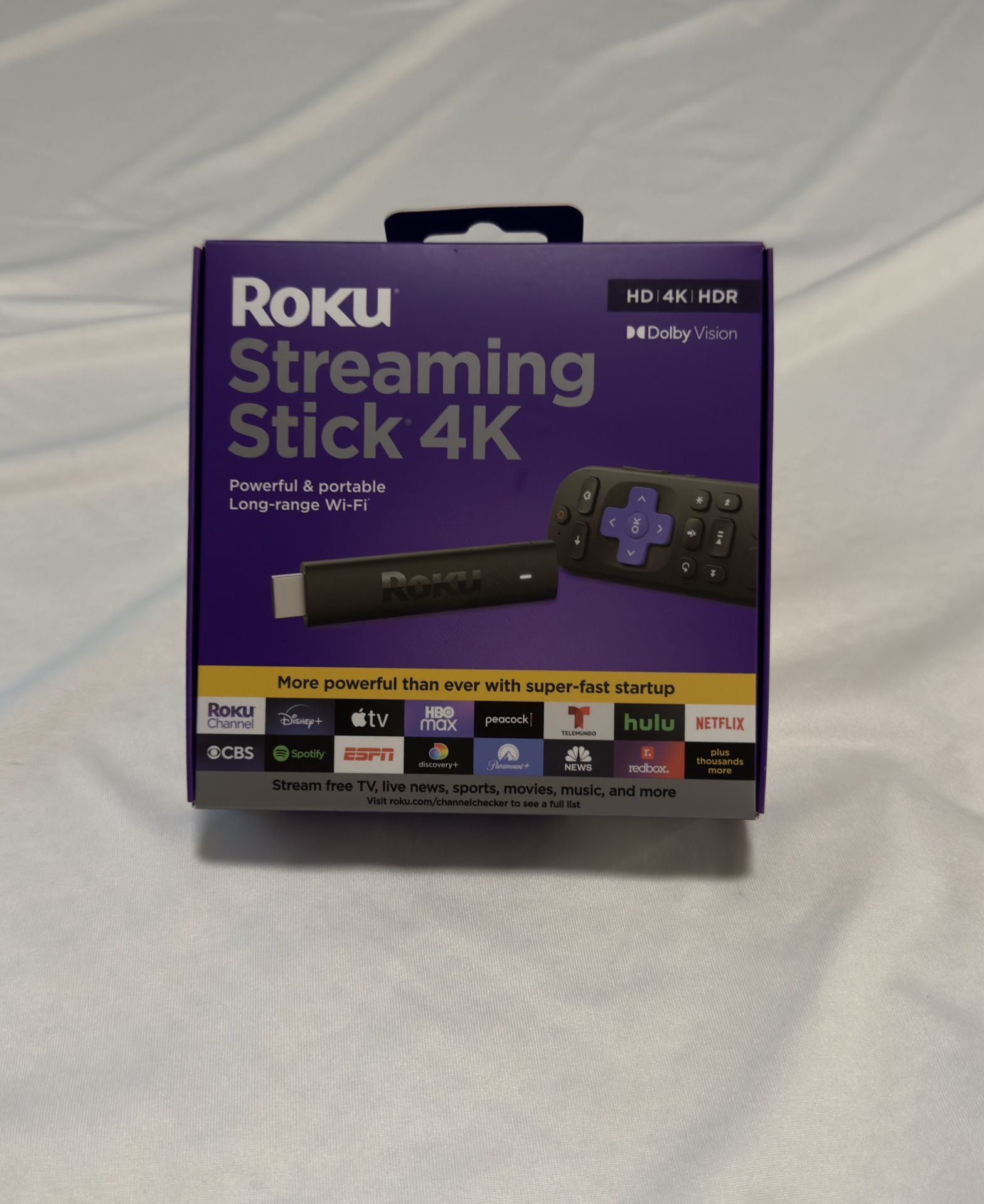 Roku Streaming Stick 4K Brand New, Sealed Box