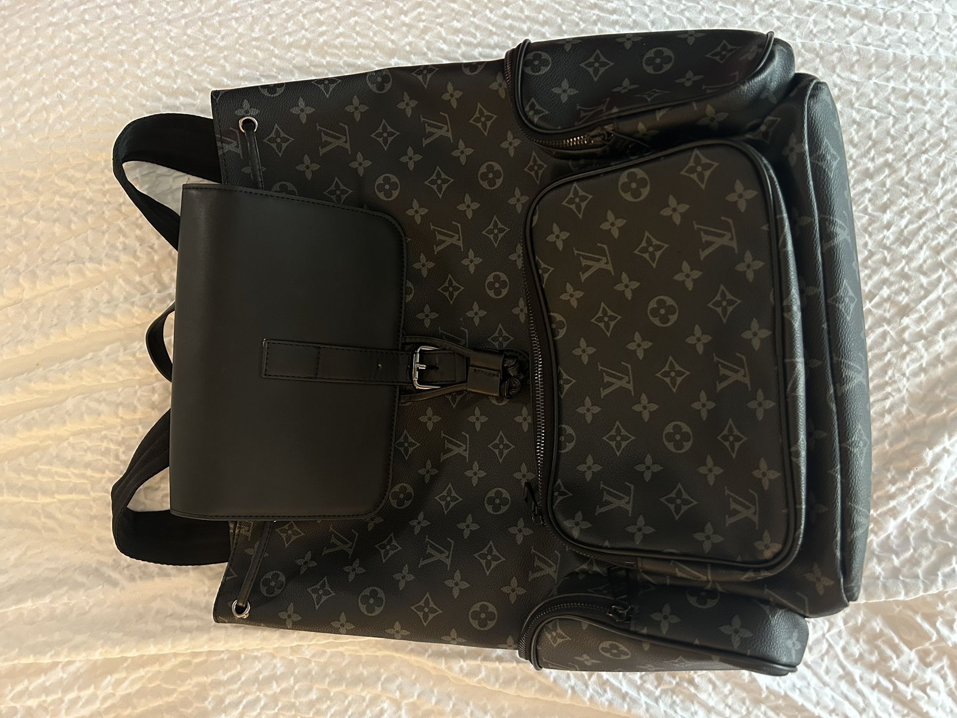 LV Trio Backpack Monogram Eclipse Canvas