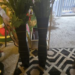 Fake Plants And Vases Both For $5