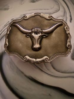 Bull Belt Buckle