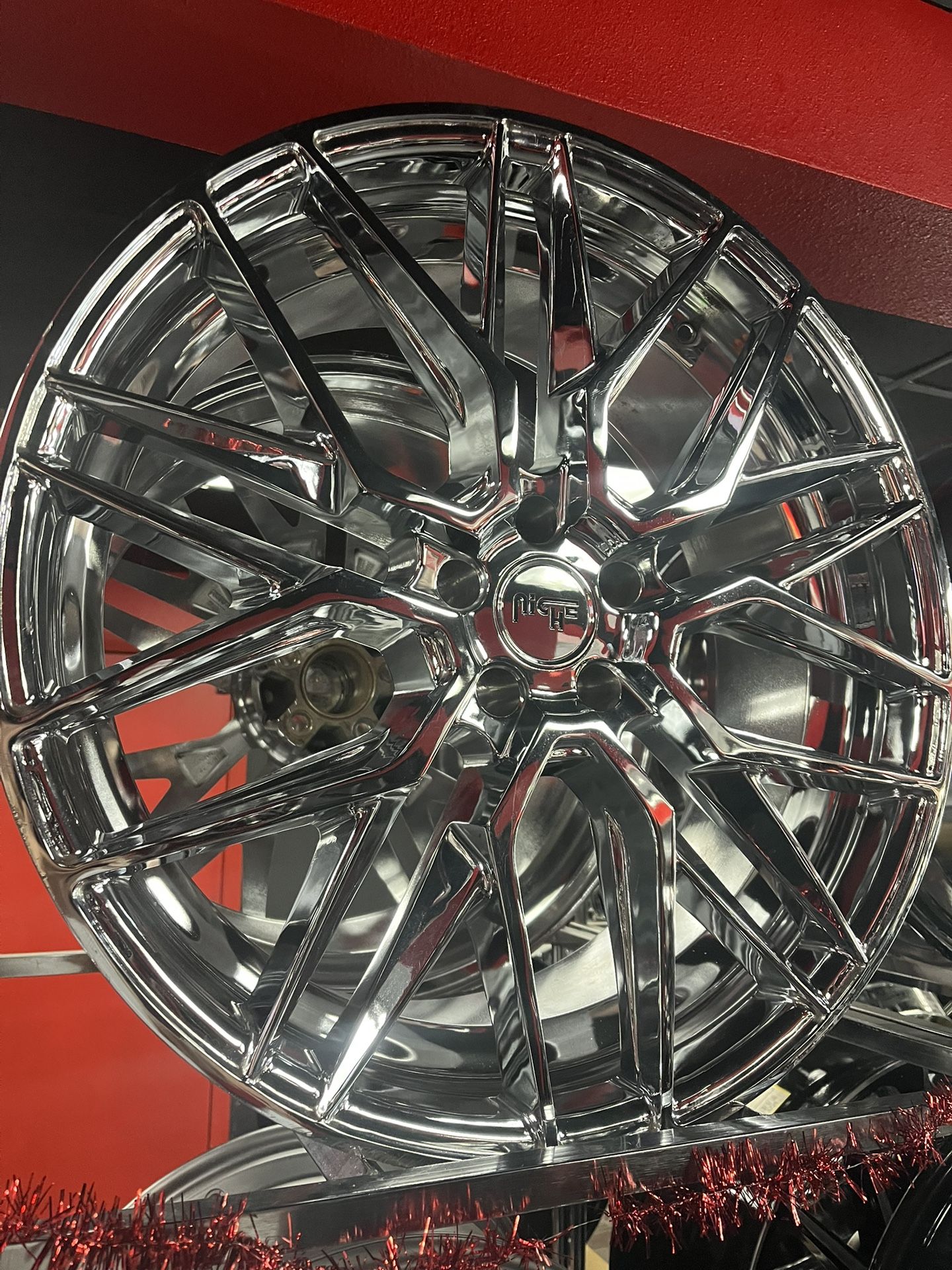 22” Chrome Niche Rims (Full Set)