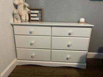 White dresser