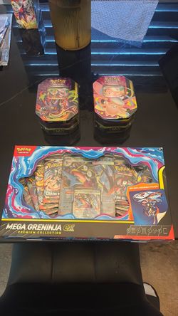Sealed Pokemon Tins & EX box