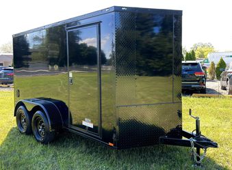 New! New! New! 2026 Tandem Axle Trailers 6x12 Blackout package heavy duty