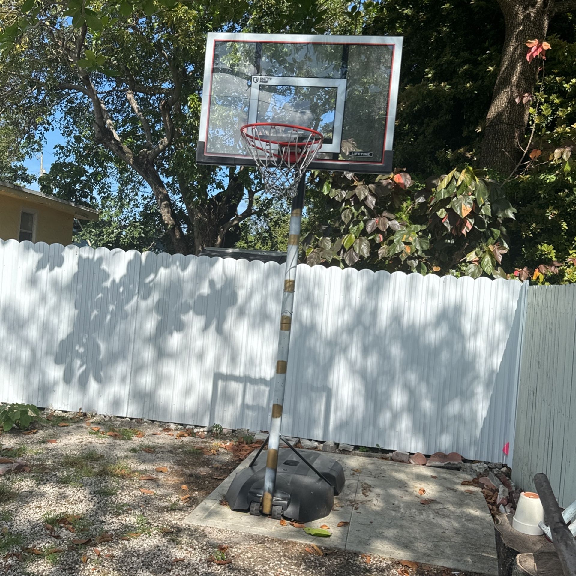 Full size Lifetime Basketball Hoop