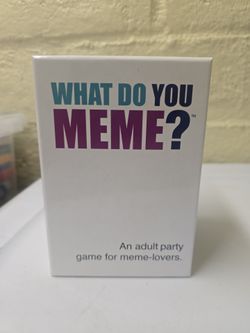 What do you meme? Card game