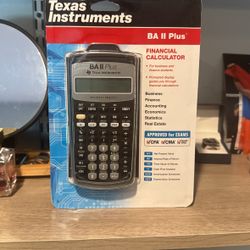 Texas Instruments BA II Plus financial calculator