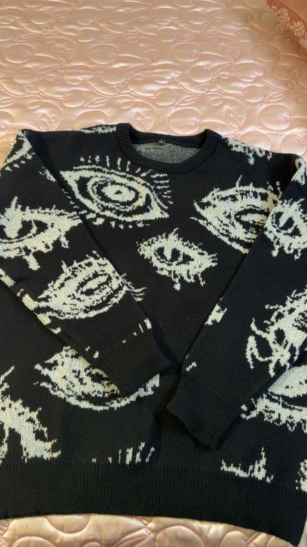 New Size L Evil Eye Sweater $8