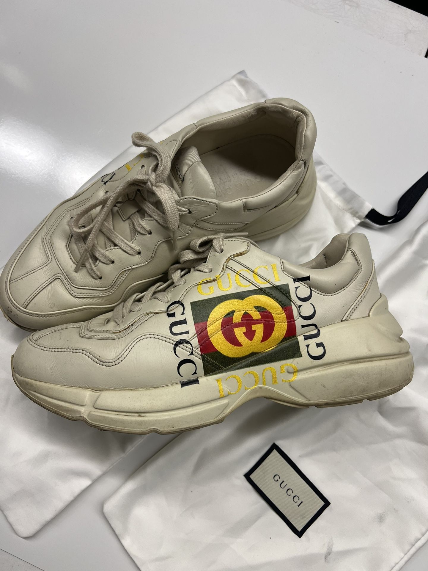 Gucci Rhyton Sneakers – Men’s 8.5 (Fit 9.5) – Authentic 🔥