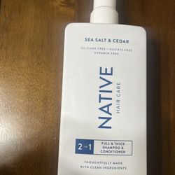Native Sea Salt & Cedar Full & Thick 2-in-1 Shampoo & Conditioner for Men & Women - 16.5 fl oz