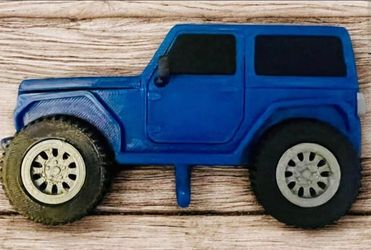 This jeep is made to order and is a key holder