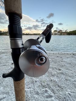 🐠 New Shimano Ocean Jigger 1500PG Reel & Like New Tsunami Carbon Shield 7FT 15-40Lb Rod 🔥