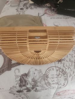 Wooden purse