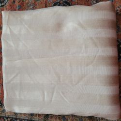 White Valvati Flat Sheet Stripped