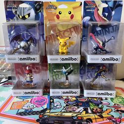 Nintendo Super Smash Bros. Amiibo Lot NIB Unopened 