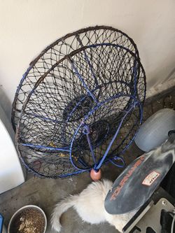 Crab/lobster Trap Net with Blue Frame