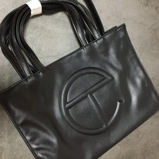 Telfar Medium black Shopping Bag