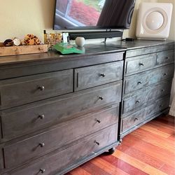 Restoration Hardware Dressers and Side Tables