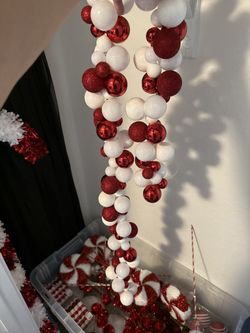 Red And White Garland