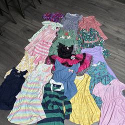Size 7-8 Assorted Clothes For Girls 50+ Pieces!!! W/ Costumes!