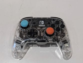 Nintendo Switch Wireless Pro Controller Clear Transparent Custom Gamepad Controller
