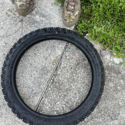 Brand new dirtbike tire