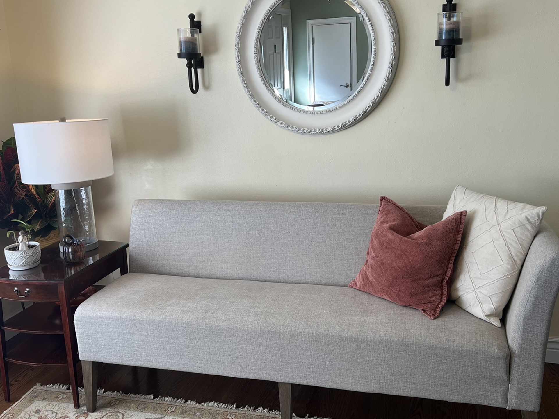 Pottery Barn Bench Seat Sofa Couch 