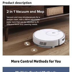 New ROBOROCK E5 Mop Robot Vacuum Cleaner 