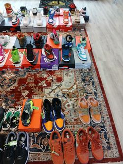 Sneaker bundle 60 pair - variety of styles and sizes